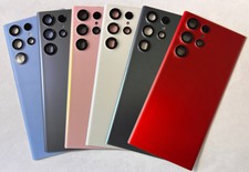 NEW FOR SAMSUNG GALAXY S22 ULTRA S908U REAR BACK BATTERY COVER DOOR CAMERA LENS
