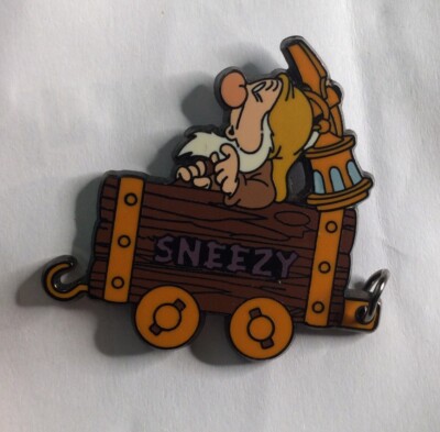 Disney 100 Years of Dreams #61 LE SNEEZY  Dwarf Mine Cart Pin