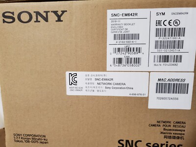 Sony SNC-EM642R 1080p Outdoor Ruggedized Full HD Network IP Mini Dome Camera