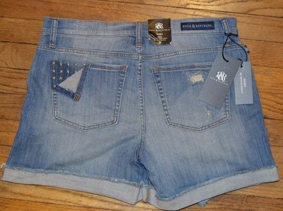 back of jean shorts