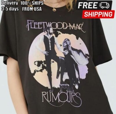 Vintage Fleetwood Mac Rumours Unisex Tee Music Rock Band Shirt Retro Music Shirt