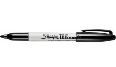Sharpie T.E.C. Permanent Marker, Fine Bullet Tip, Black (13401) 1 Each