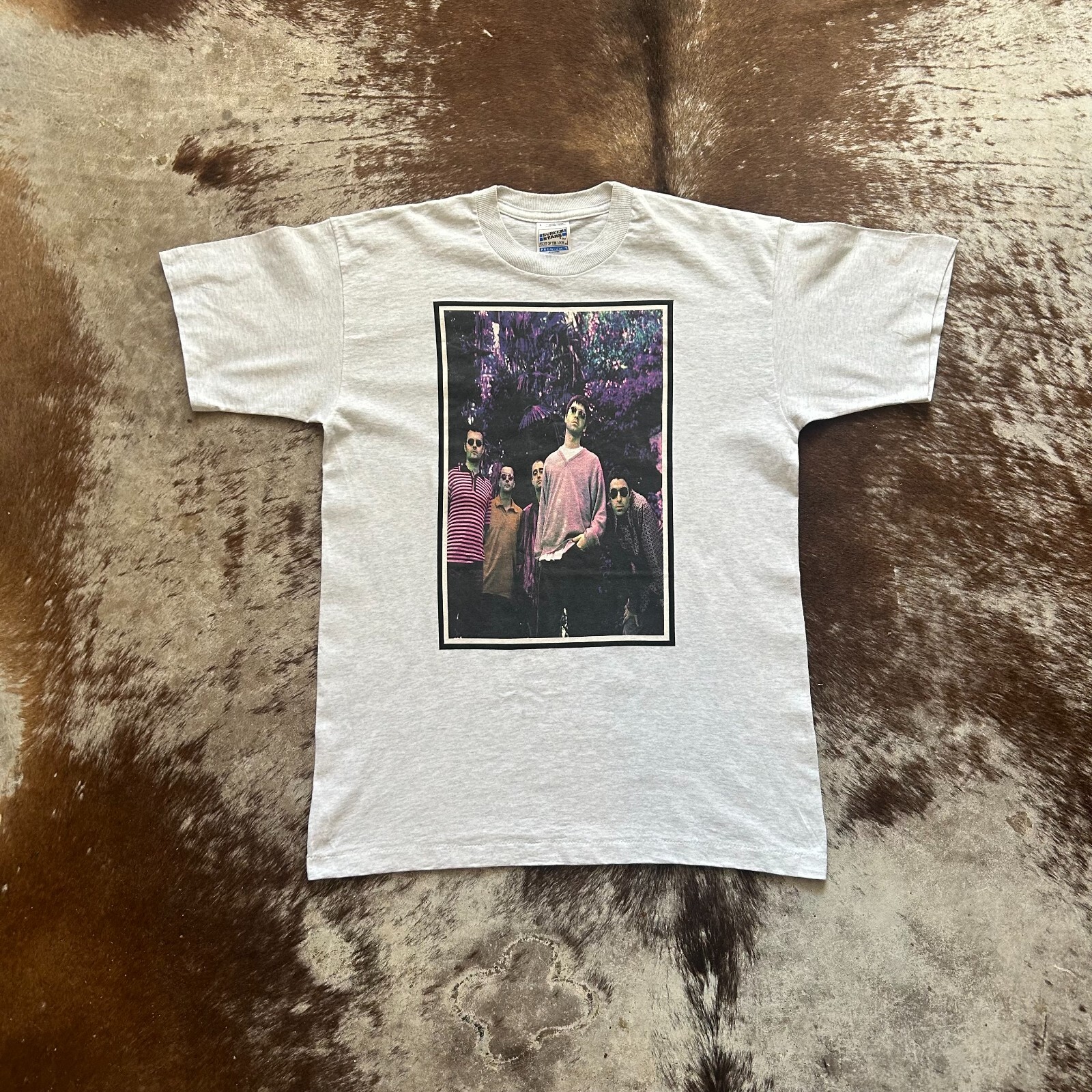 Original vintage 1997 Oasis 'Be Here Now' single stitch t shirt, Large