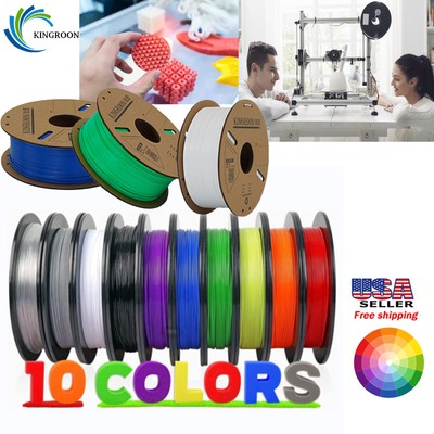 1KG/Roll Multipack Ten Color 3D Printer Filament PLA Bundle 1.75mm 10 Packs=10kg