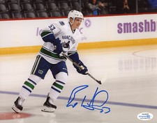 Vancouver Canucks Bo Horvat Signed Autographed 8x10 NHL Photo COA #37