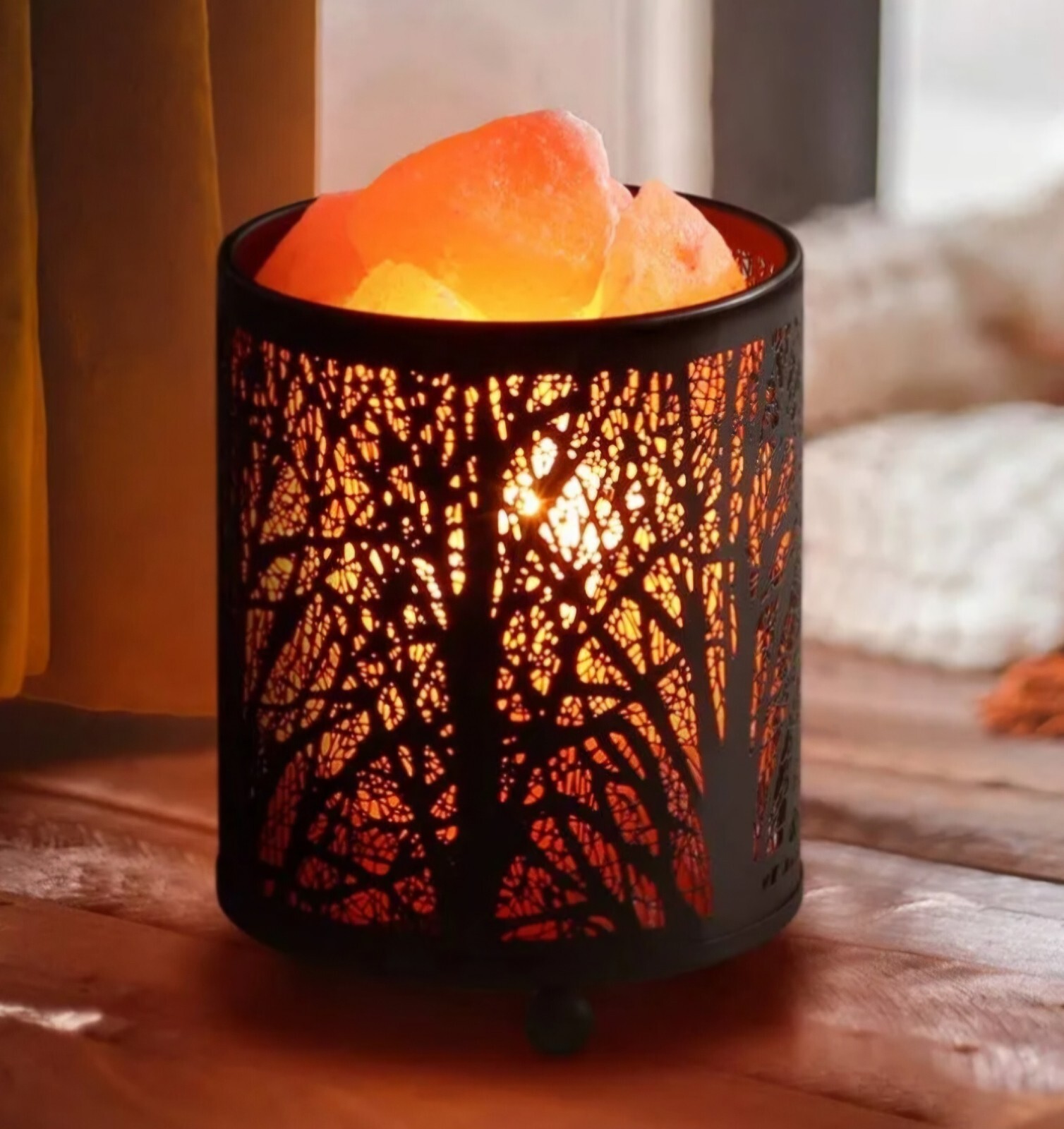 Lampe sel de l'Himalaya Zanflare pour une ambiance zen et cocooning dans votre chambre