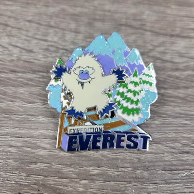 Walt Disney Abomnable Snowman Yeti Expedition Everest Mountain Slider Pin