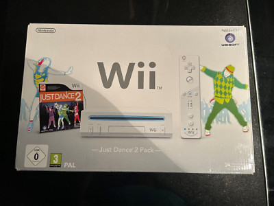 Nintendo Wii Just Dance 2 Pack + OVP + Zelda + Super Smash Bros + Remote + Nunch