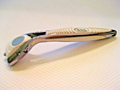 2003 Schick Quattro Four-Blade Cartridge Razor Handle Chrome Metal ...