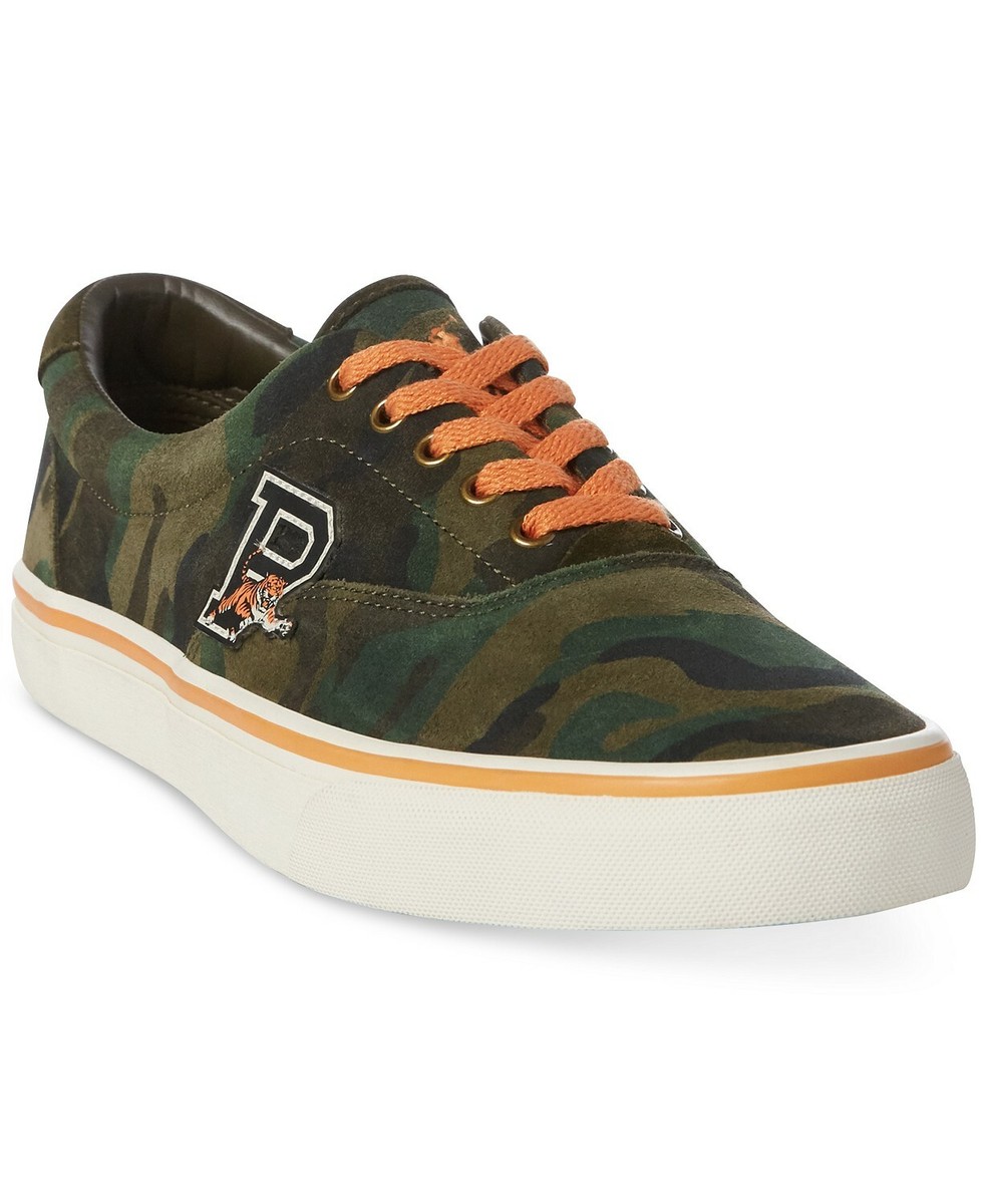 Polo Ralph Lauren Thorton III Mens Suede Camo Low Top  display picture 1