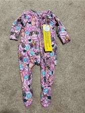 NWT Gigi and Max Easter Bamboo Zippie Pajama size newborn retails 36