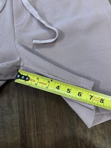 Cotton On Relaxed Fit Lounge Short Drawstring Mauve Waffle Knit Size Medium NWT - Picture 7 of 12