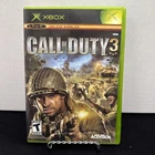 Call of Duty 3 - Xbox Original, CIB,W/MANUAL Tested & Working DISC MINT