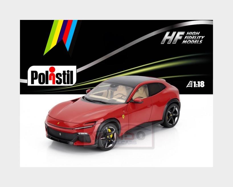 たか1/18 フェラーリ Purosangue 2022 ロッソコルサ 1:18 POLISTIL Ferrari Purosangue 2022 Rosso Corsa 322 18FE02020-WB