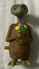 Working E.T. Extra-Terrestrial Wind-Up Walking Action Figure Toy Flowers 1982