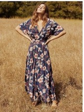 NWT Christy Dawn The Lottie Dress Floral Midnight Anemone Size Small Maxi