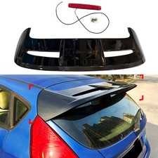 Dachspoiler für Ford Fiesta MK7 Spoiler Heckflügel Heckspoiler ST Style Schwarz