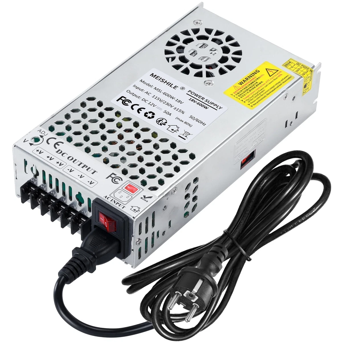 5V 1.2A AC-DC Adattatore Alimentazione per TELLERMATE T-IX 2000 5V 1.2A AC-DC Adattatore Alimentazione per TELLERMATE T-IX 2000