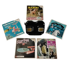 Vintage Sawyer's View-Master 3D Viewer and 5 x 2 Slide Reels  Story Books