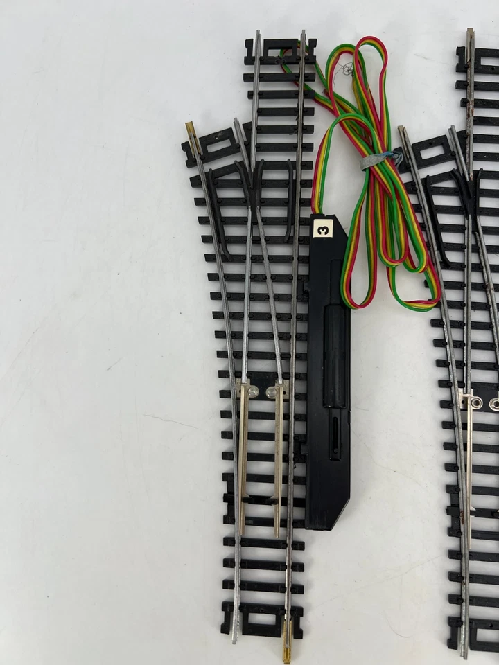 Unbranded HO Scale Lot of (3) R 18" L.H Switch Track Good Cond Yugoslavia - Image 2 of 4
