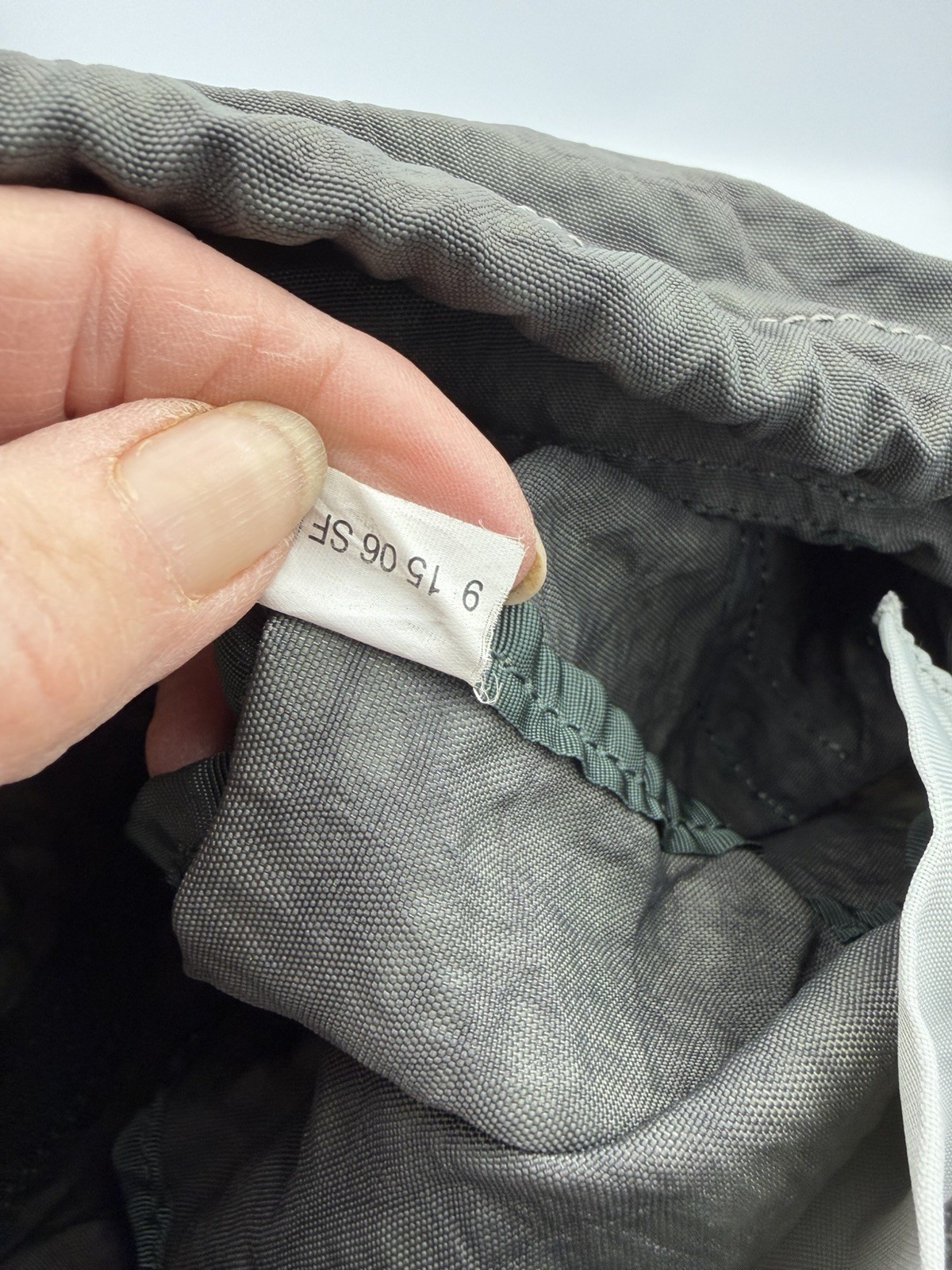 Gray Kipling Backpack Drawstring Hook And Loop Ad… - image 18