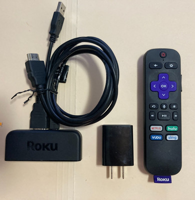 Roku Premier Plus 4K HDR Streamer Model 3921X W/ VOICE Remote & Cables
