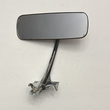 1960s Rear View Mirror W Mount Chrome Silver Color - Mirror In Great Condition 1960s Rear View Mirror W Mount Chrome Silver Color - Mirror In Great Condition
