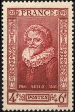 France num Yvert 591 ** MNH duc de Sully Année 1943