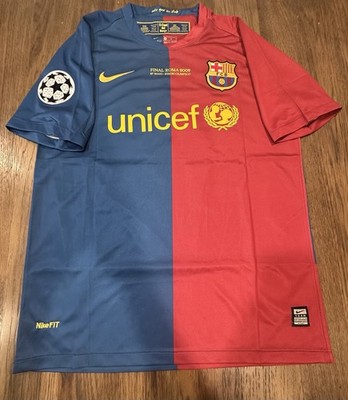 Nike FC Barcelona Messi #10 Soccer Jersey Final Roma 2009 | eBay