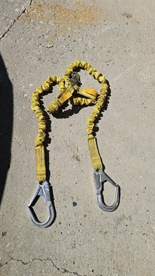 DBI Sala Shock Wave 2 Absorbing Lanyard Fall Protection Twin