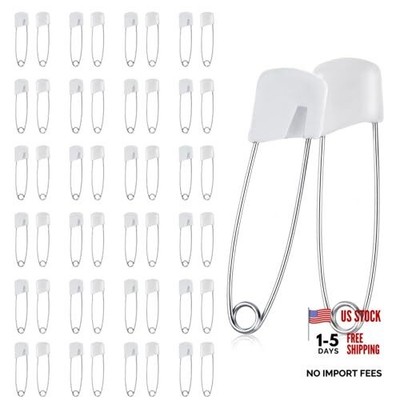 Giantree 50 Pcs Safety Pins, Safety Pins for Clothes, Baby Safety Pin, Diaper