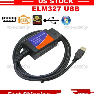 OBD2 Diagnostic Device USB V1.5 Car Cable Interface OBDII CAN BUS Code Reader