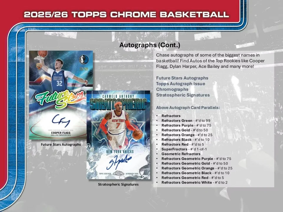 2025-26 Topps Chrome Basketball Mega Box (Pre-Order: December 18) - image 4 of 4