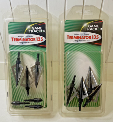 Lot of 2  Game Tracker Terminator 135 Cutting Diameter 1 3/16''