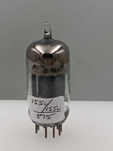 1966 GE JG 5751 12AX7 Test NOS Short Pinched Grey Plates Serious Tubes D559 - Picture 4 of 4