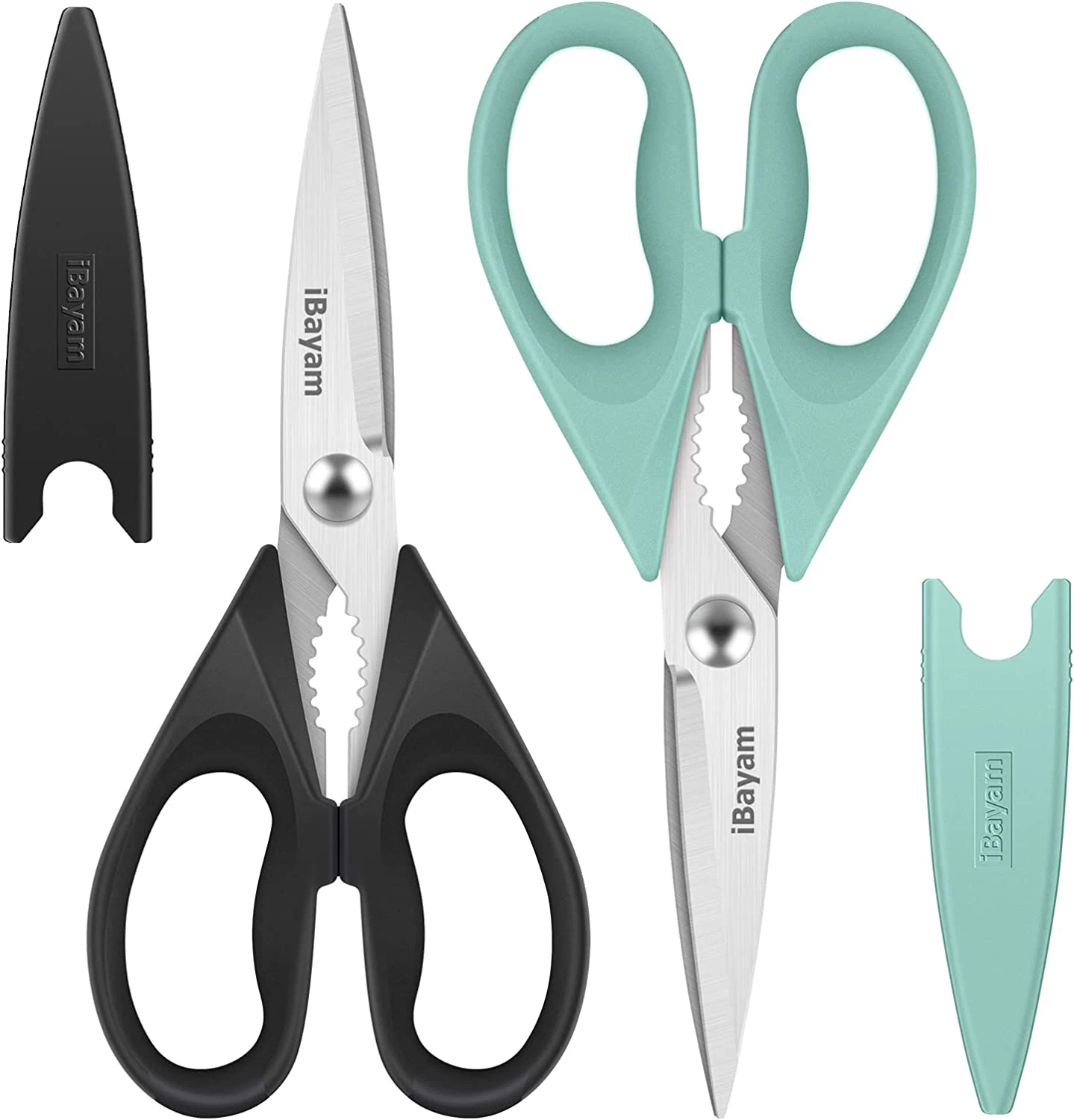 All Purpose Kitchen Shears Heavy Duty - Stainless Steel Kitchen Shears with Prot
Opens in a new wind
