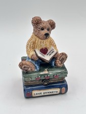 Boyds Bears Bearware Pottery Love Sonnets Tri...