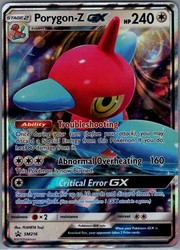 Porygon-Z GX SM216 Sun & Moon Black Star Promo Holo