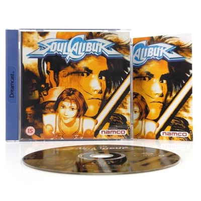 Sega Dreamcast Spiel: Soulcalibur - DC OVP CIB (PAL EUR) Namco - Bild 1 von 4