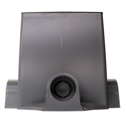 STEEL CITY 641-P NON-METALLIC PVC FLOOR BOX, SINGLE-GANG, CONCRETE CAP, GRAY - Picture 2 of 4