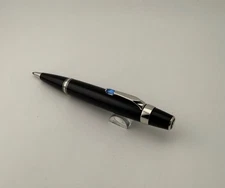 Montblanc Boheme Blue Sapphire Black Platinum Plated Ballpoint Pen