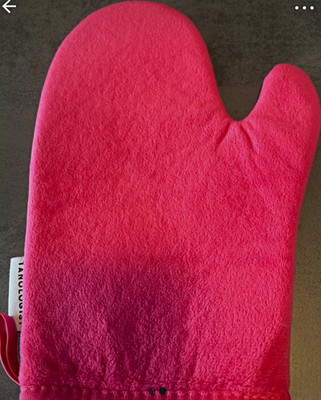 Tanologist Selbstbräuner-Handschuh Fäustling Damen Einheitsgröße Pink