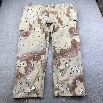 Military Pants Mens 45x32 2XL Beige Desert Camo Chocolate Chip