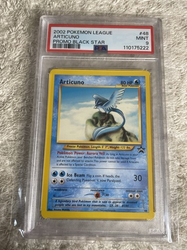 Articuno graded PSA 9 for sale on eBay