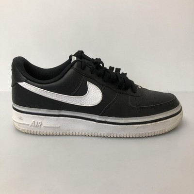 Nike Air Force 1 Low Shoes Mens Size 11.5 Black White Sneakers CJ1377-001 Swoosh