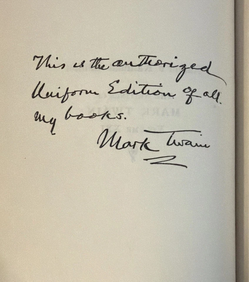The Writings of MARK TWAIN, 'Author's National Edition' 1899-1907 23/25 volumes Foto 4 de 4