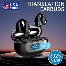 Bluetooth 5.3 Wireless Earbuds Ear Clip Sport Headset Bone Conduction Headphones
