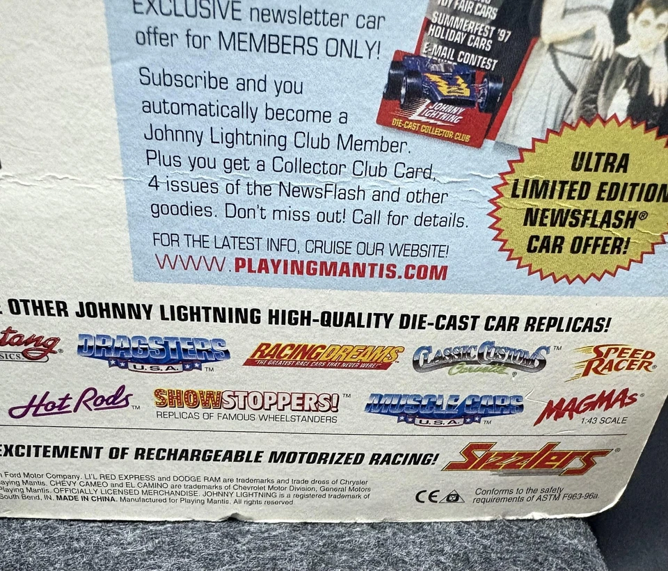 复古 Johnny Lightning Truckin' America Studebaker Champ 压铸 1: 64 全新带盒 1997 — 第 4/4 张图片