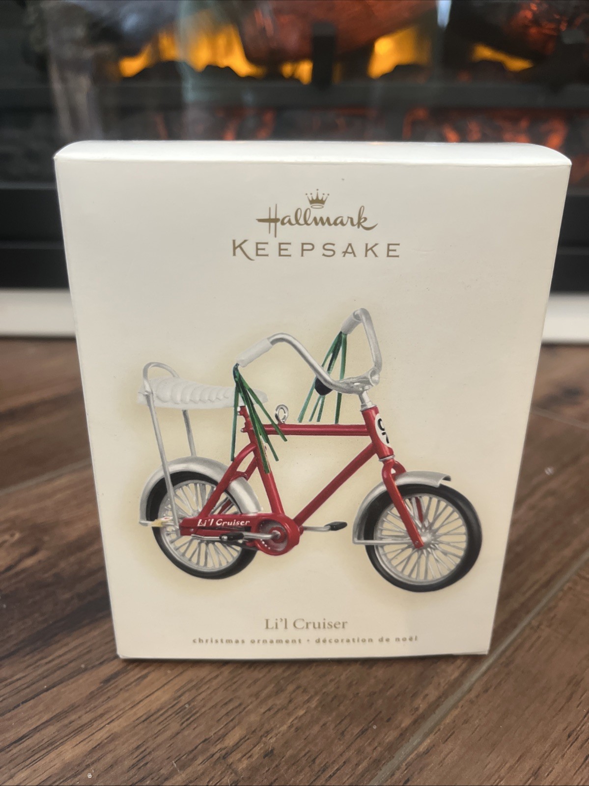 "Li'l Cruiser" Red Bike Hallmark Keepsake Christmas Tree Ornament 2007~NIB