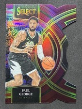 2023-24 PANINI SELECT PAUL GEORGE MAROON DIE-CUT /175 LOS ANGELES CLIPPERS